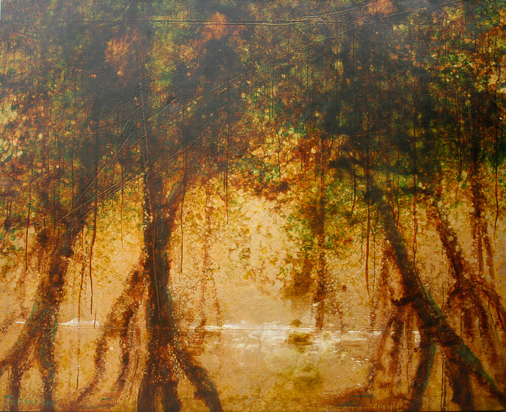 Sunrise at the Mangrove by Alejandro Villalobos